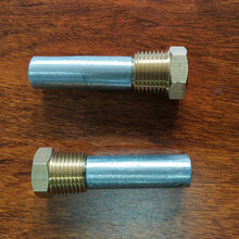 Cargar imagen en el visor de la galería, 2PCS 68241 Heat Exchanger Zinc Rod Zinc Block for Cummins NT855 K19 K38 Engine