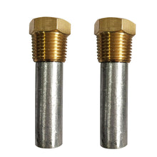 Cargar imagen en el visor de la galería, 2PCS 68241 Heat Exchanger Zinc Rod Zinc Block for Cummins NT855 K19 K38 Engine