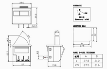 Load image into Gallery viewer, 5PCS LTK-17 Universal Refrigerator Door Light Lamp Gated Switch for Homa Galanz Haier