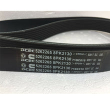 Load image into Gallery viewer, 5262265/8PK2130 Fan Belt for Cummins Engine 2120.9 Main Drive Belt