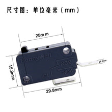 Загрузить изображение в средство просмотра галереи, 5PCS V15T16-CP200 Micro Switch Normally Open 2 Feet 16A Washing Machine Microwave Oven Rice Cooker for HONEYWELL