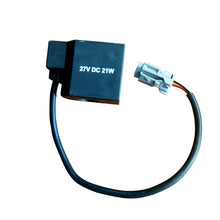 Load image into Gallery viewer, EDH0427V-H Solenoid Valve Coil for Hyundai Excavator 27VDC 21W R130/210/215