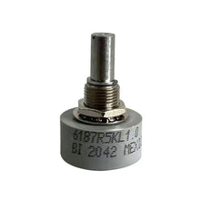 Load image into Gallery viewer, 1PC 6187R5KL1.0 Conductive Plastic Potentiometer Single Turn 5K 360° Stepless Rotation for BI