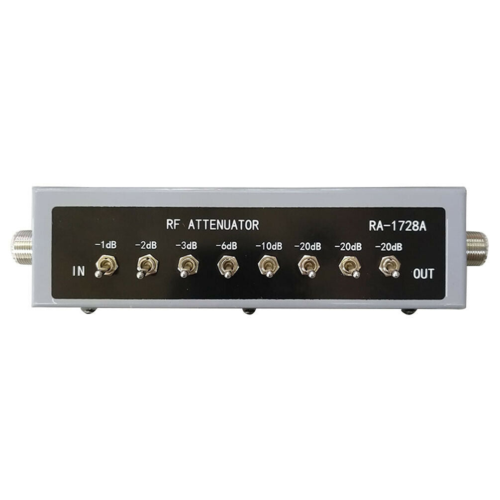 NEW RA-1728A High Frequency Attenuator Gear Fully Open, A Total of 82dB 82dB