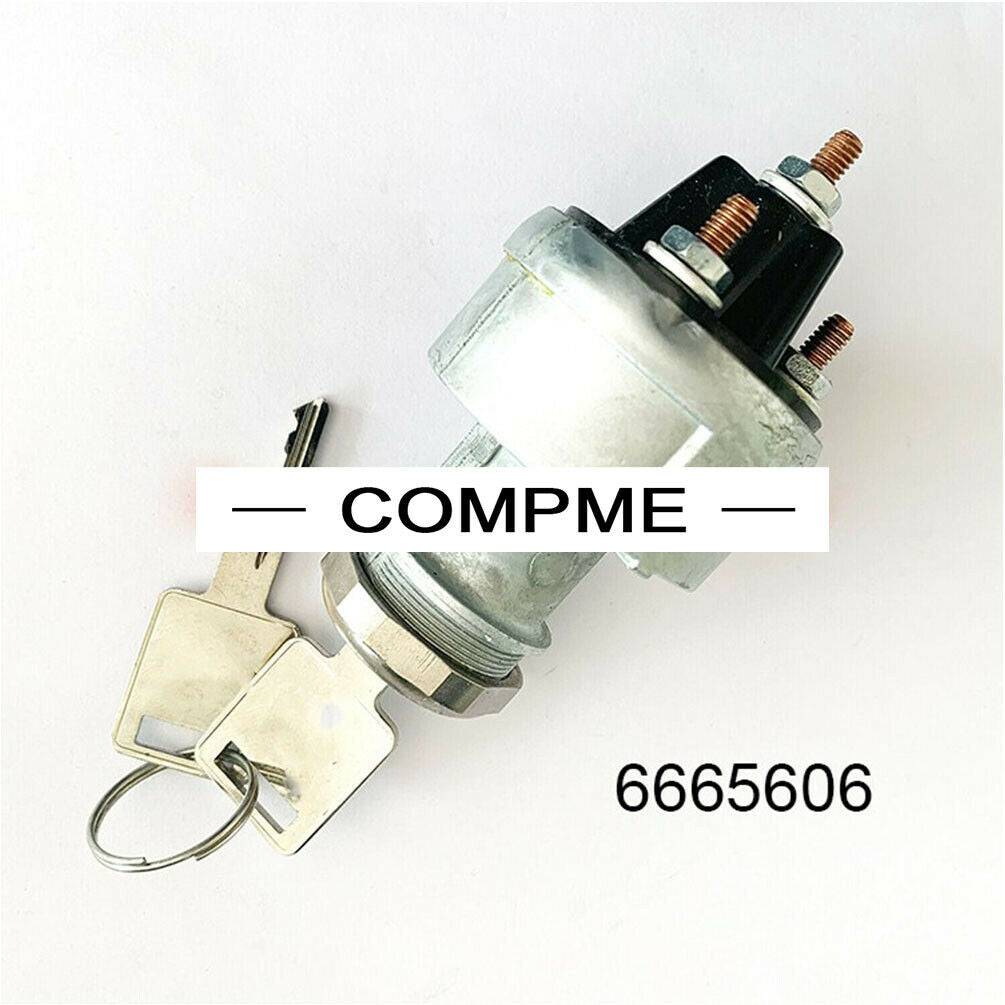 2PCS 6665606 Electric Lock Key for Bobcat 440 443 MT50