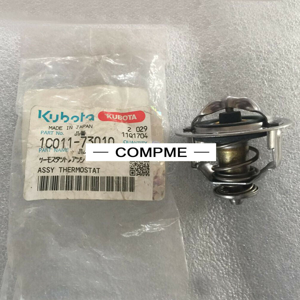 1C011-73010 Engine Thermostat for Kubota M954 V3300 V3800 76.6 Degrees