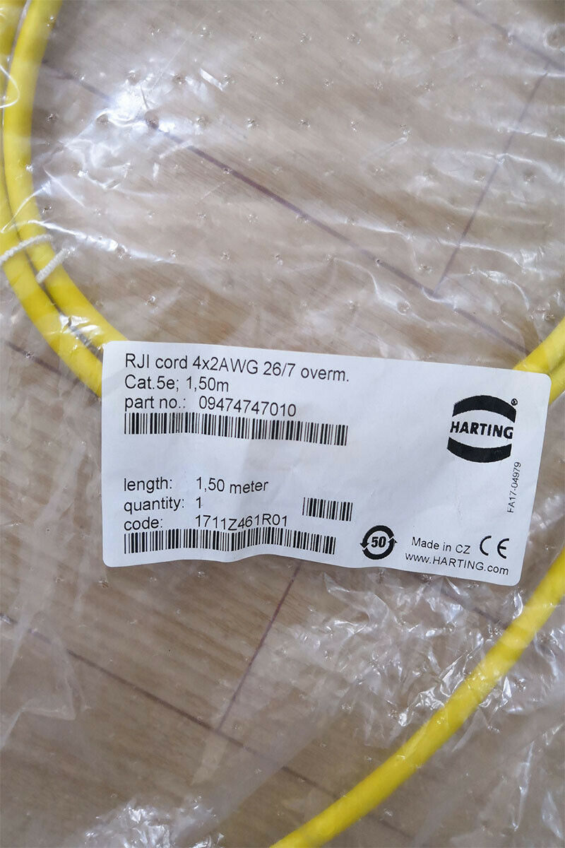 09474747010 Cable for HARTING RJI Cord 4x2AWAG 26/7 1.5m