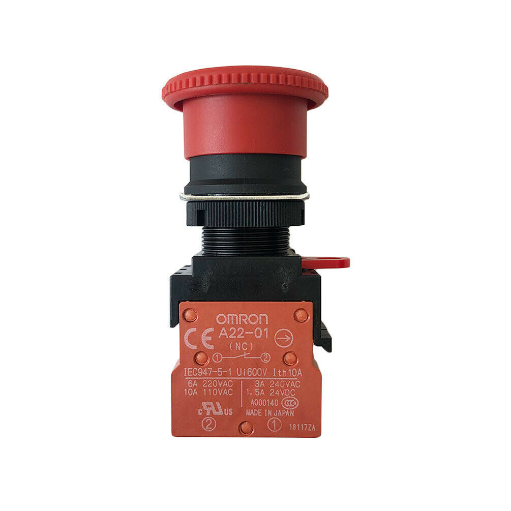 A22E-M-01-EMO A22E-M-02-EMO A22E-M-03-EMO Emergency Stop Button for Omron