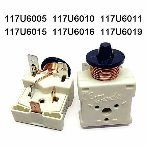 2PCS 117U6005 for Refrigerator Compressor Start Relay 6010 6011 6015 6016 6019 for Danfoss