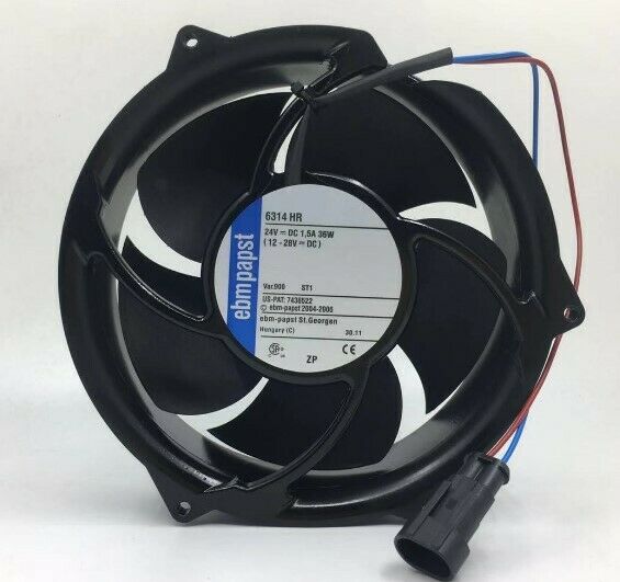 6314HR-900 Original Ebmpapst Cooling Fan DC 24V 172*51mm for ABB Inverter ACS510