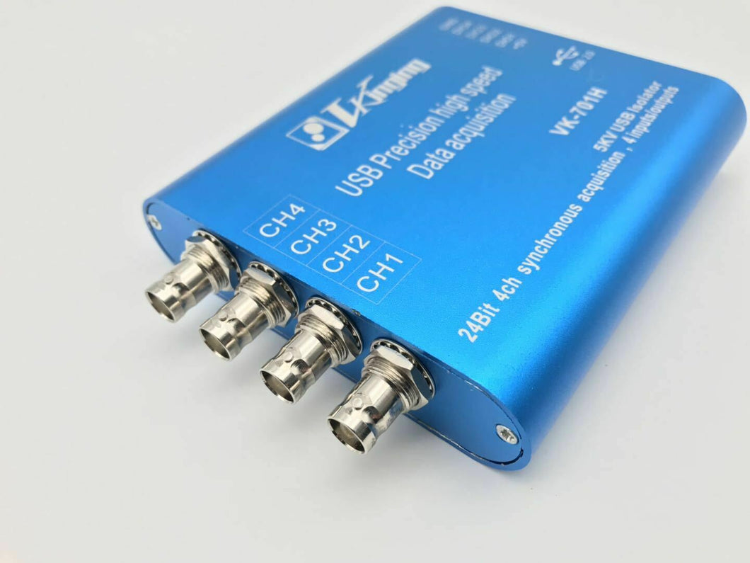 DHL 24-bit Isolated USB Data Acquisition Card with IEPE Precision 400k Sampling