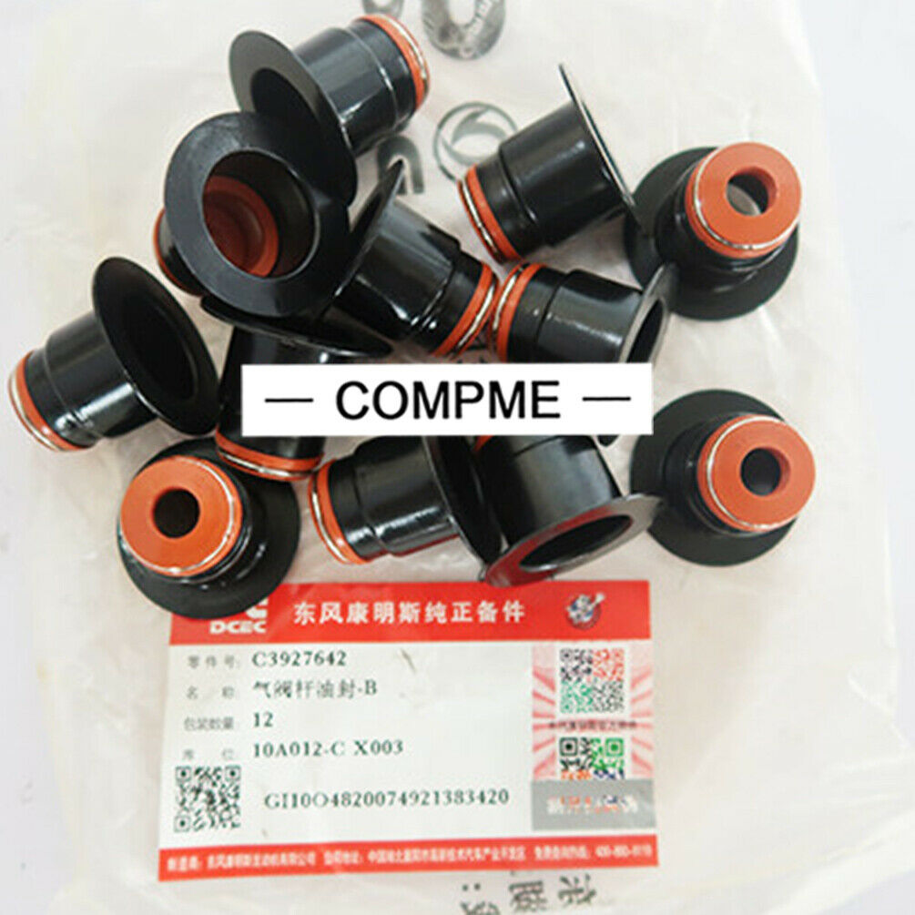 12PCS 3927642 Valve Oil Seal for Cummins 6CT Engine Generator Set