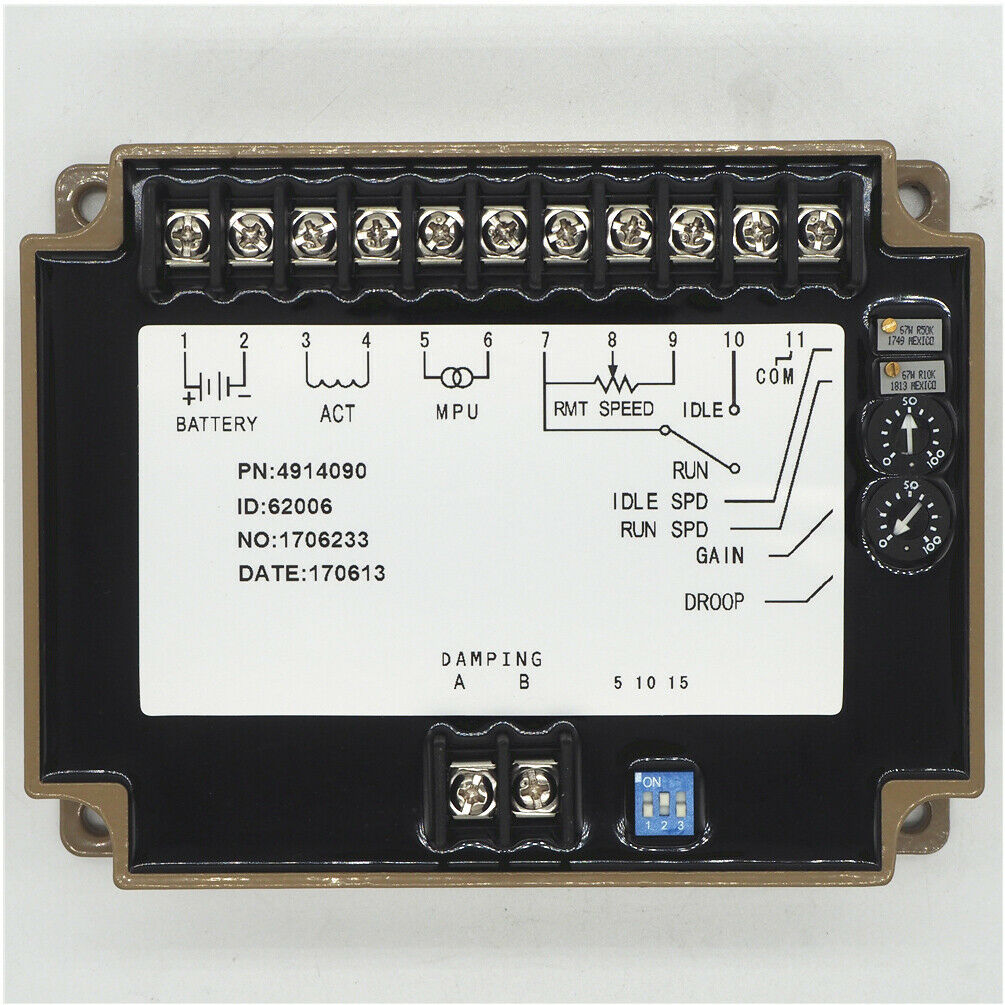 3044196 4914091 3062322 4914090 Speed Controller for Cummins Generator Set