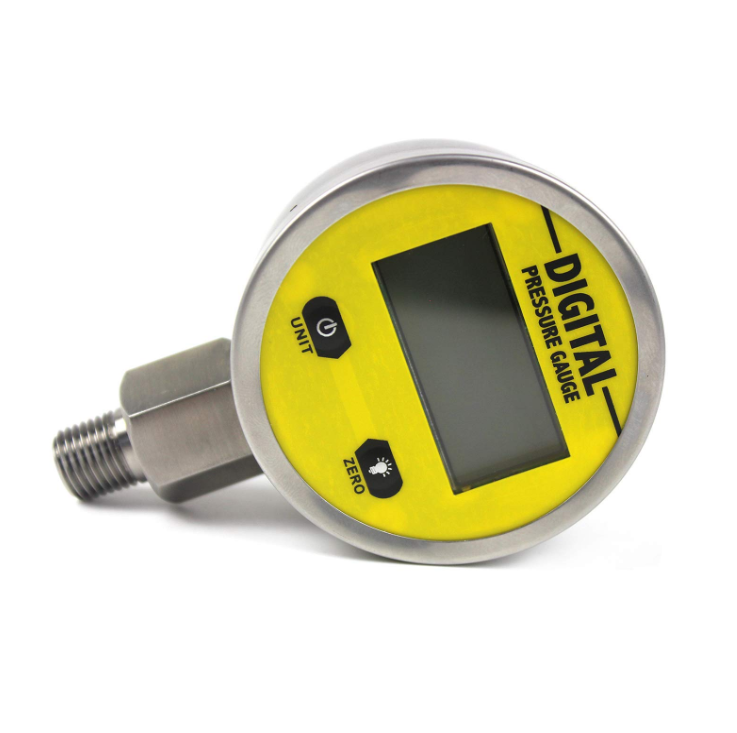 25MPA/3600 PSI Digital Pressure Gauge with NPT1/4 G1/2 M101 Interface 1% FS Accuracy Hydraulic Gas/Water