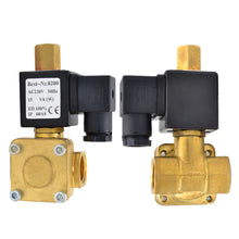 Cargar imagen en el visor de la galería, 0955305 Normally Open Solenoid Valve Water Valve DN08-1/4&quot; DN10-3/8&quot; AC220V/DC24V/DC12V
